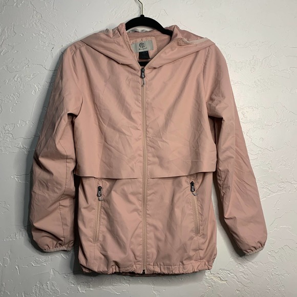 Champion Jackets & Blazers - Champion Baby Pink Zip Athletic Rain Jacket Women's XS